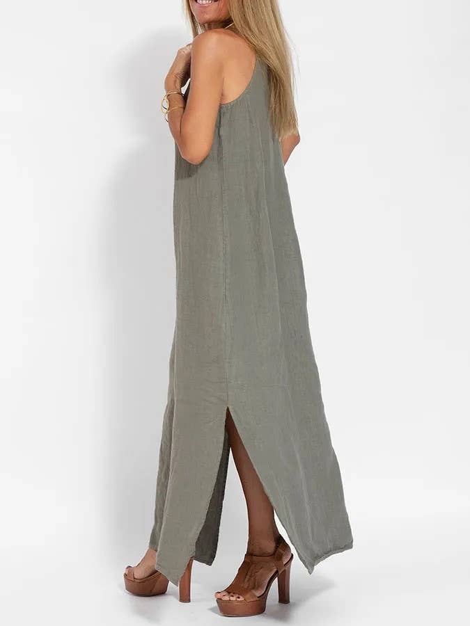 Boho Love Olive Maxi Dress (S-2X)