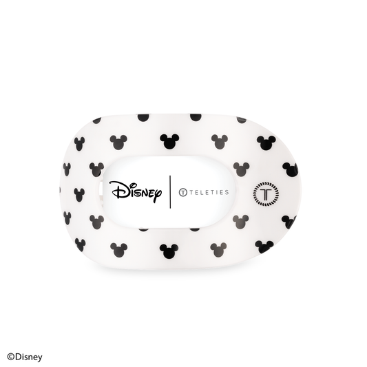 TELETIES - Flat Round Hair Clip | Medium | The Iconic Mickey Mouse