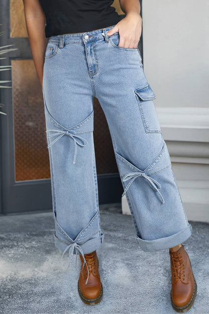 SALE! The Bow🎀 Boyfriend Jeans (6-12)