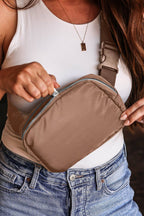 Casual Waterproof Zipped Crossbody Chest Bag