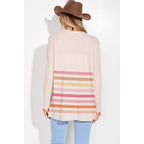 Stripe knit cardigan (S-L)