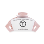 TELETIES - Open Hair Clip | Medium | Pearly Pink