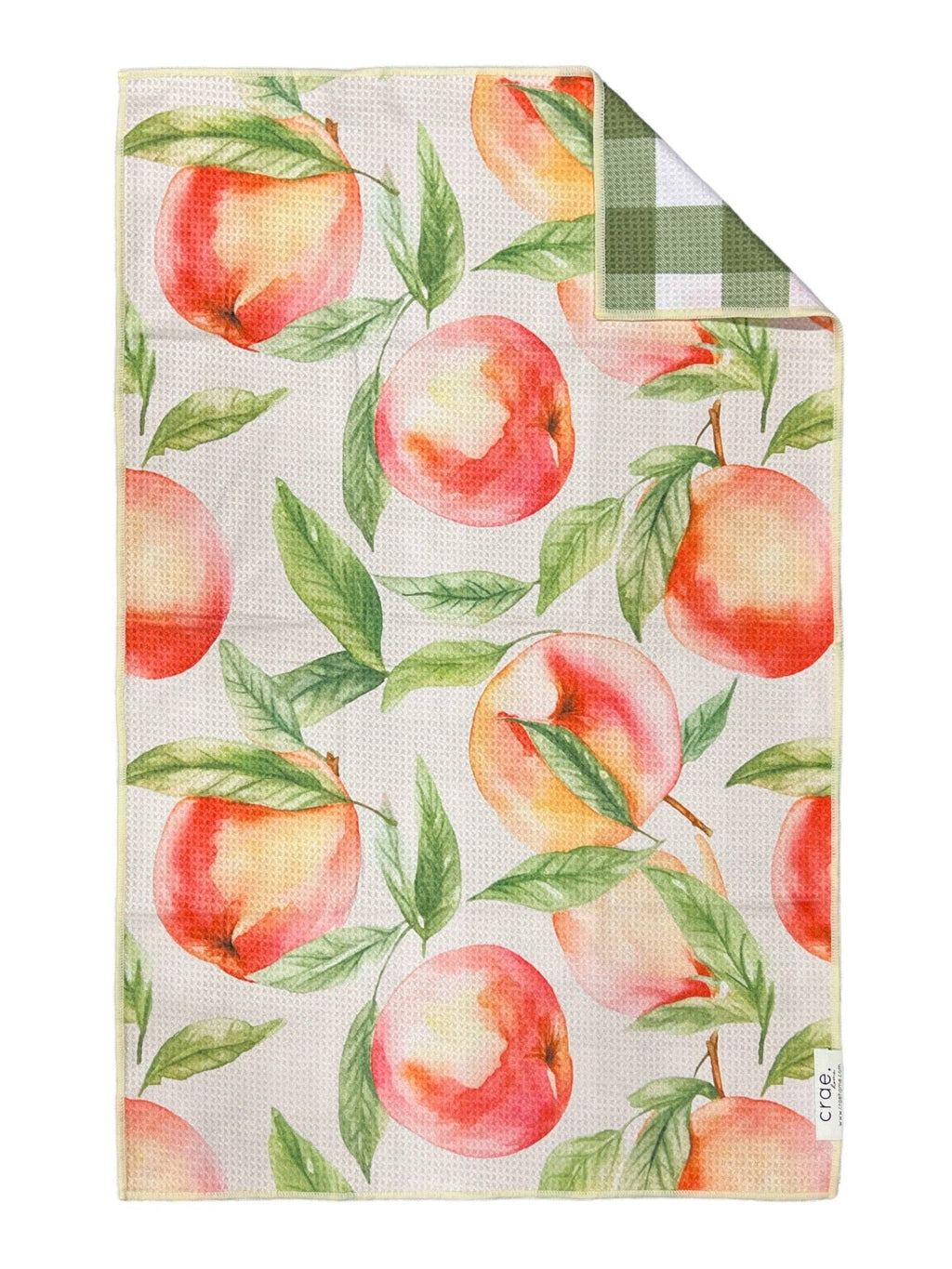 Crae.Home - Peaches and Cream: Reversible Dish Towel