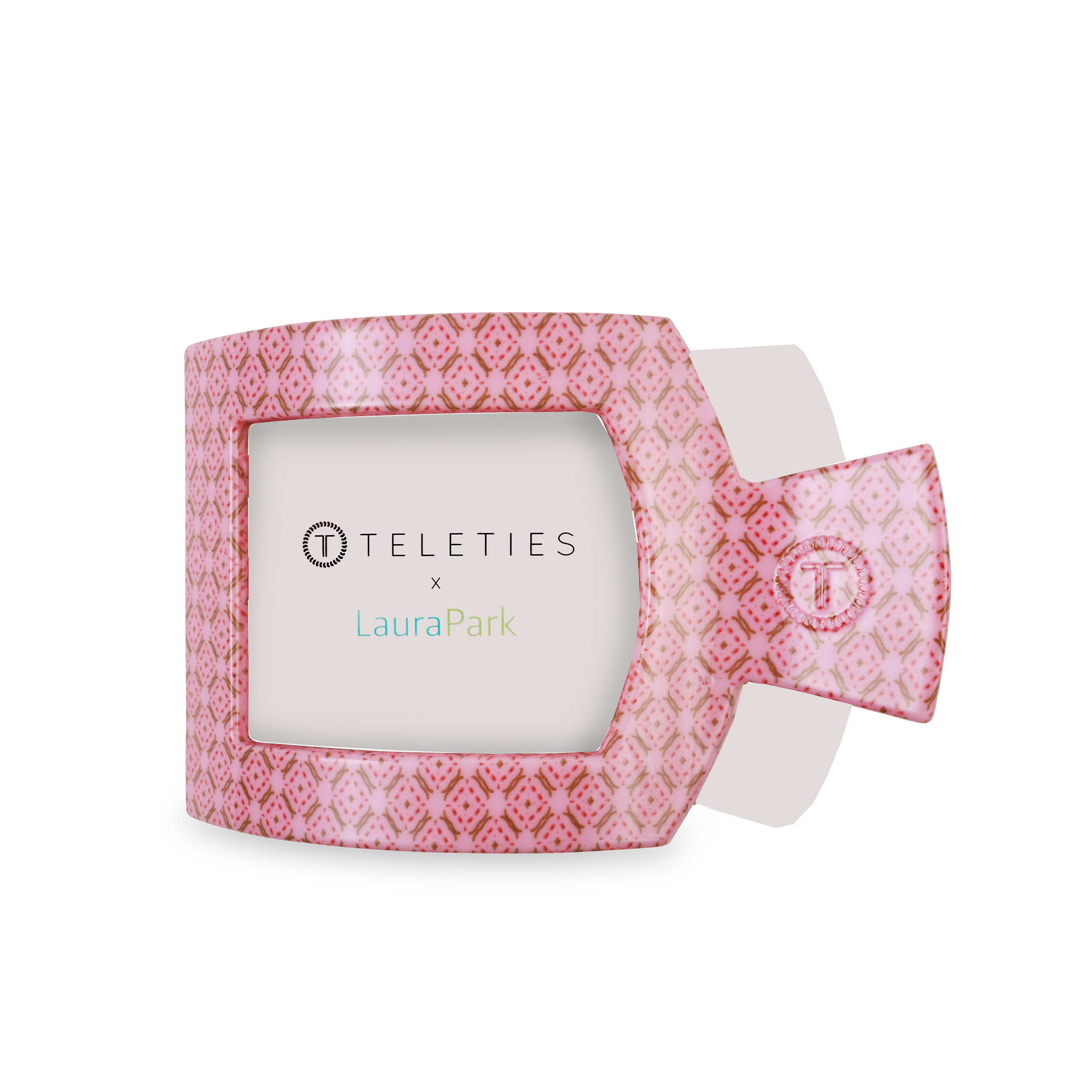 TELETIES - Berry Cozy | Large | Flat Square Hair Clip