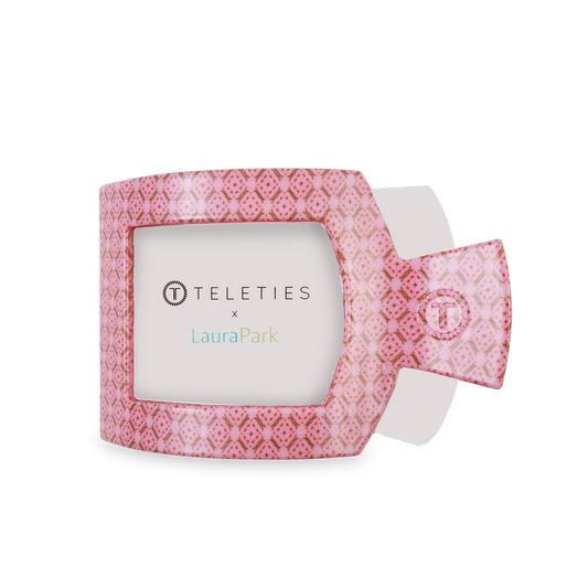 TELETIES - Berry Cozy | Large | Flat Square Hair Clip