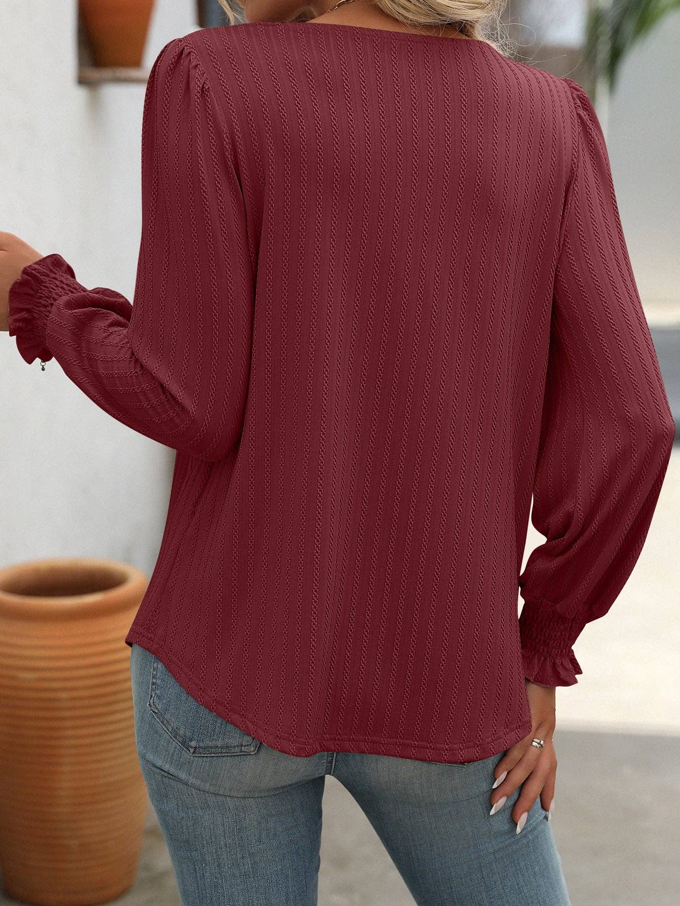 The Melody Pleated Top (S-2X)