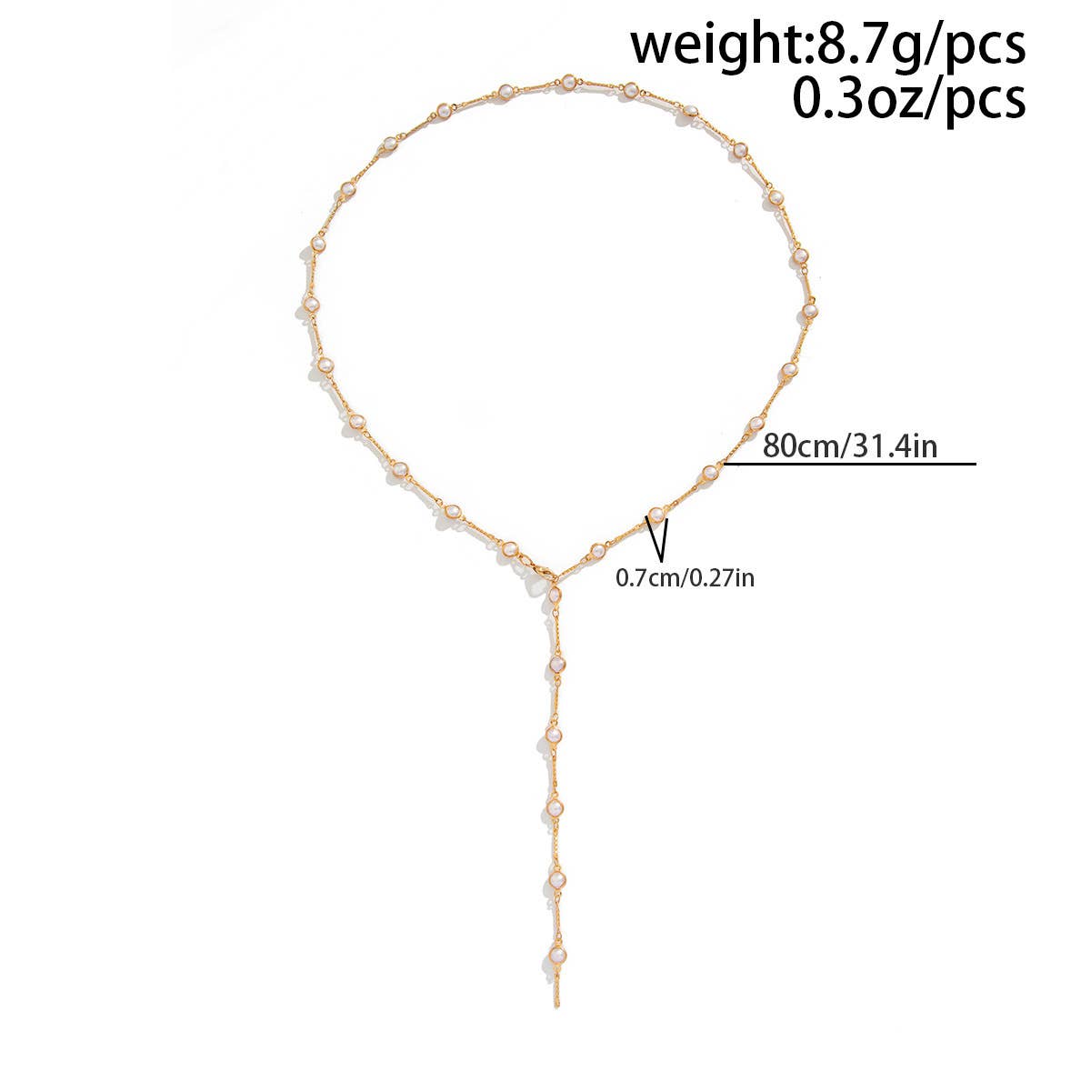 The Avery Y-Shaped Necklace