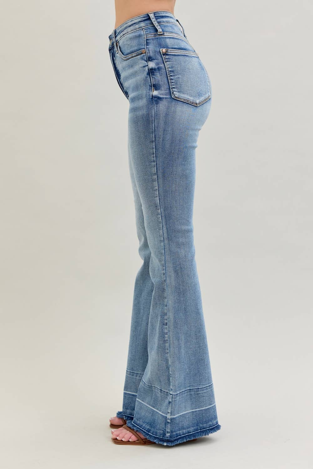 Judy Blue Jeans - HW "Tummy Control " w/ Release Hem Flare (Reg & Plus)