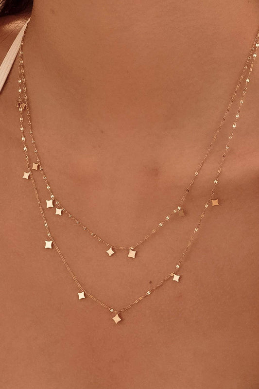 18K Gold Plated Waterproof Stainless Steel Chain Necklace