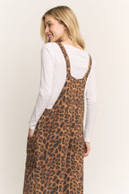 The Leopard Ribbed Jumpsuit/Overalls (S-L)
