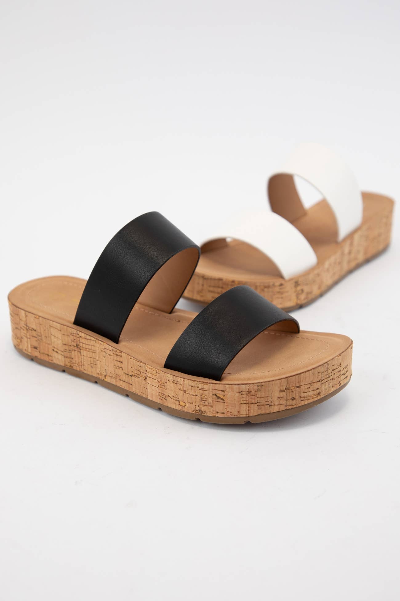 The Whisper Black Platform Sandals (5.5-10)