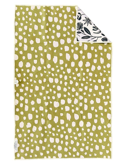 Crae.Home - Vintage Highway: Reversible Dish Towel