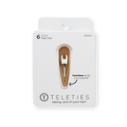 TELETIES - Snap Clip | Bronze | 6 Count