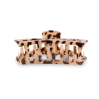 TELETIES - Open Hair Clip | Small | Blonde Tortoise