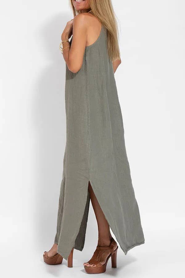 Boho Love Olive Maxi Dress (S-2X)