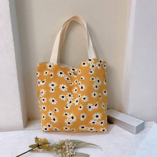 Vintage Corduroy Handbag (2 Colors)