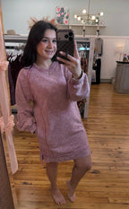 The Lindie Mineral Washed Casual Mini Dress (S-L)(2 Colors)