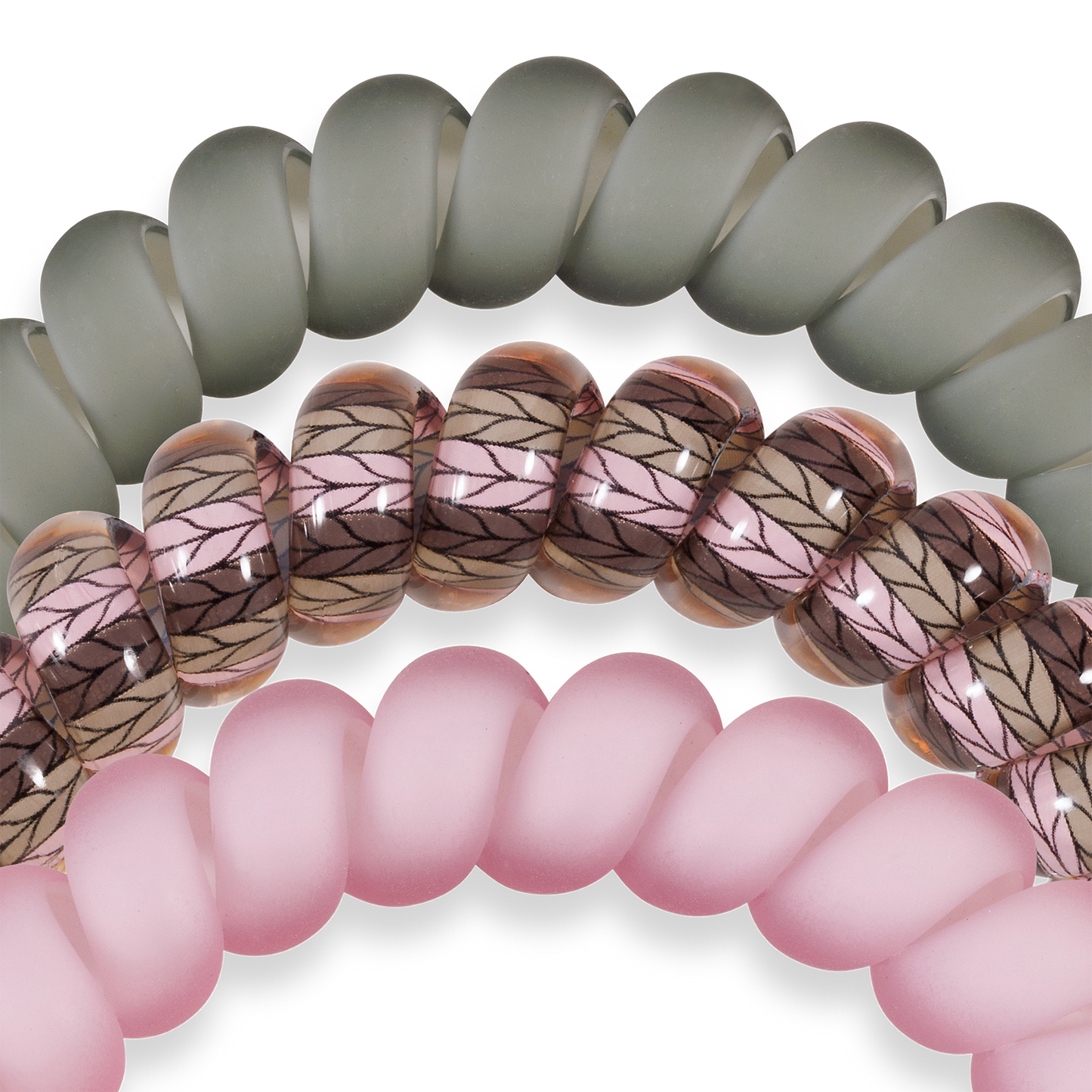 TELETIES - Spiral Hair Coils | Large | Sage It Ain't So Hair Ties