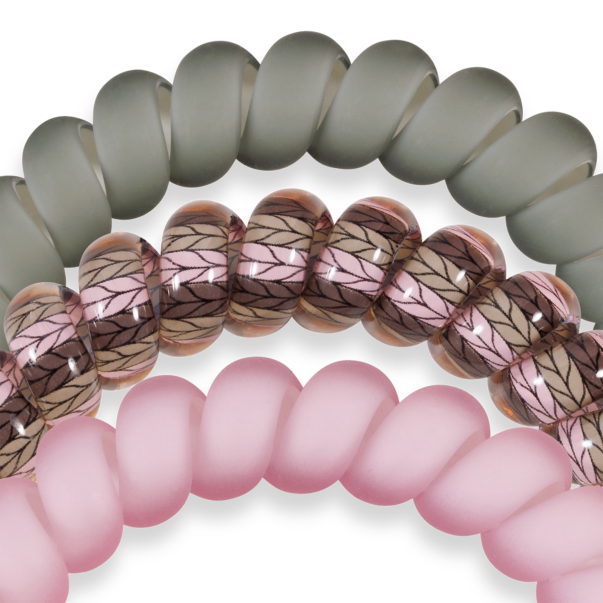 TELETIES - Spiral Hair Coils | Large | Sage It Ain't So Hair Ties