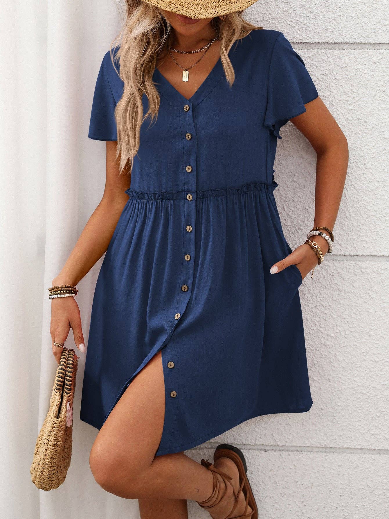 The Navy Belle Dress