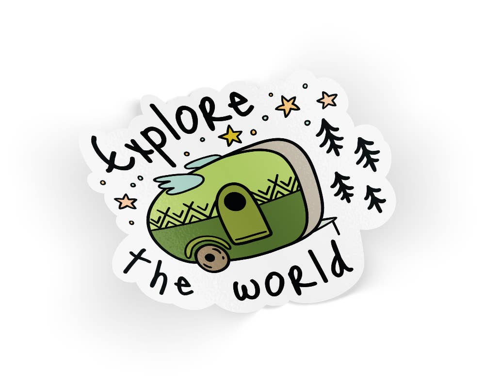 Quotable Life - Explore The World Sticker