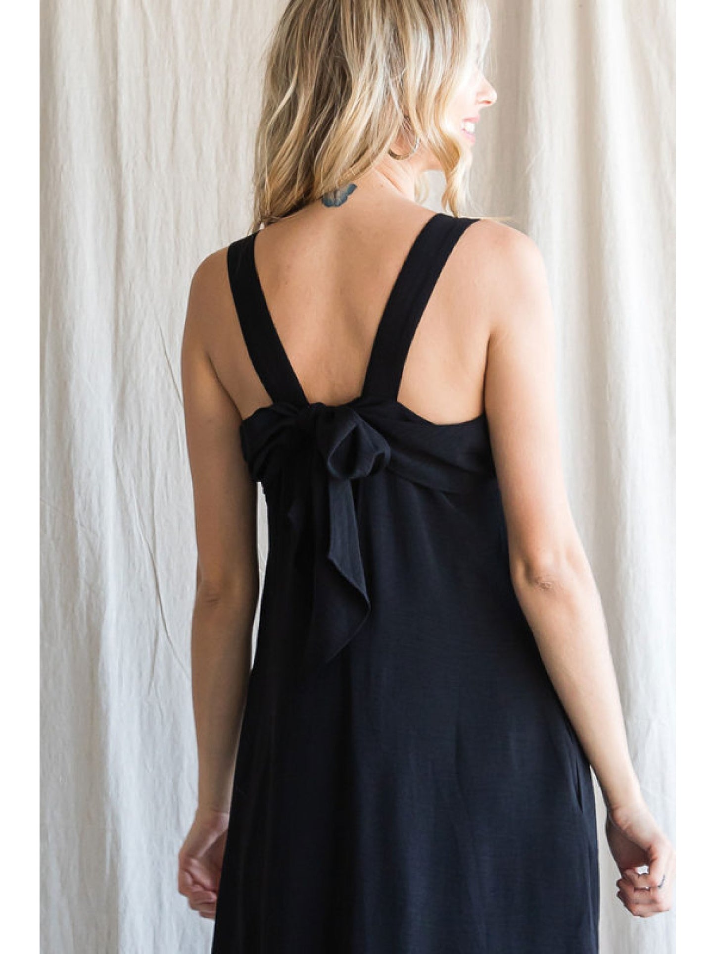 Summer Night Out Black Dress (S-L)