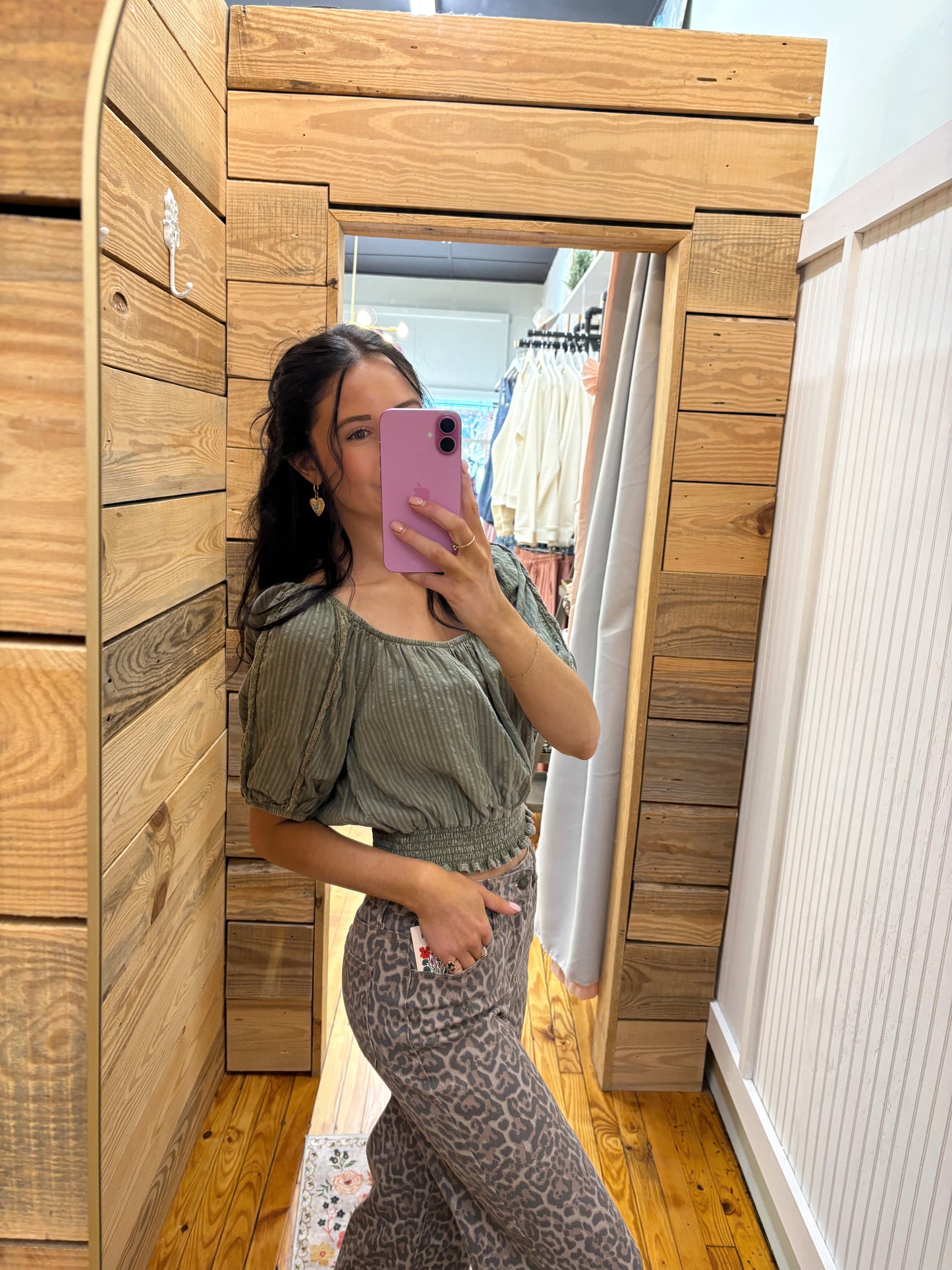 SALE! The Kenlie Olive Top (S-L)