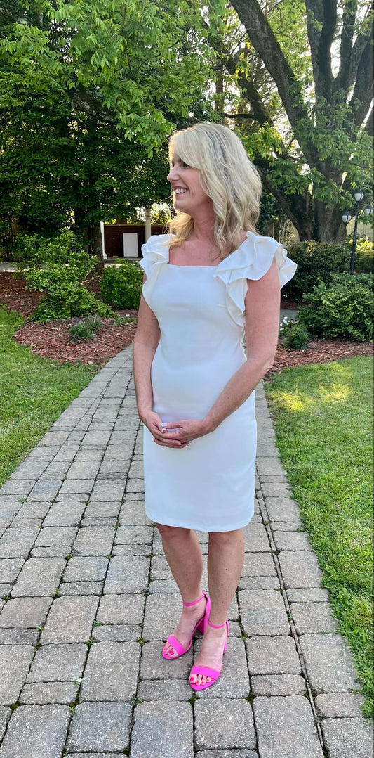 Gorgeous Ruffle Sleeve Dress (S-L) (2 Colors)
