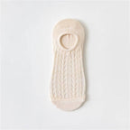 Ladies Hollow Out Knit Boat Socks (3 Colors)