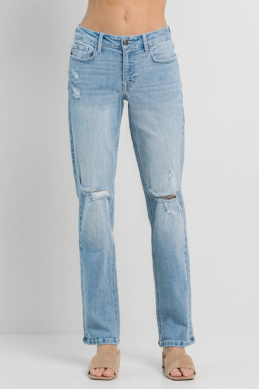 Jelly Jeans - Straight with Knee Rips (1-13)