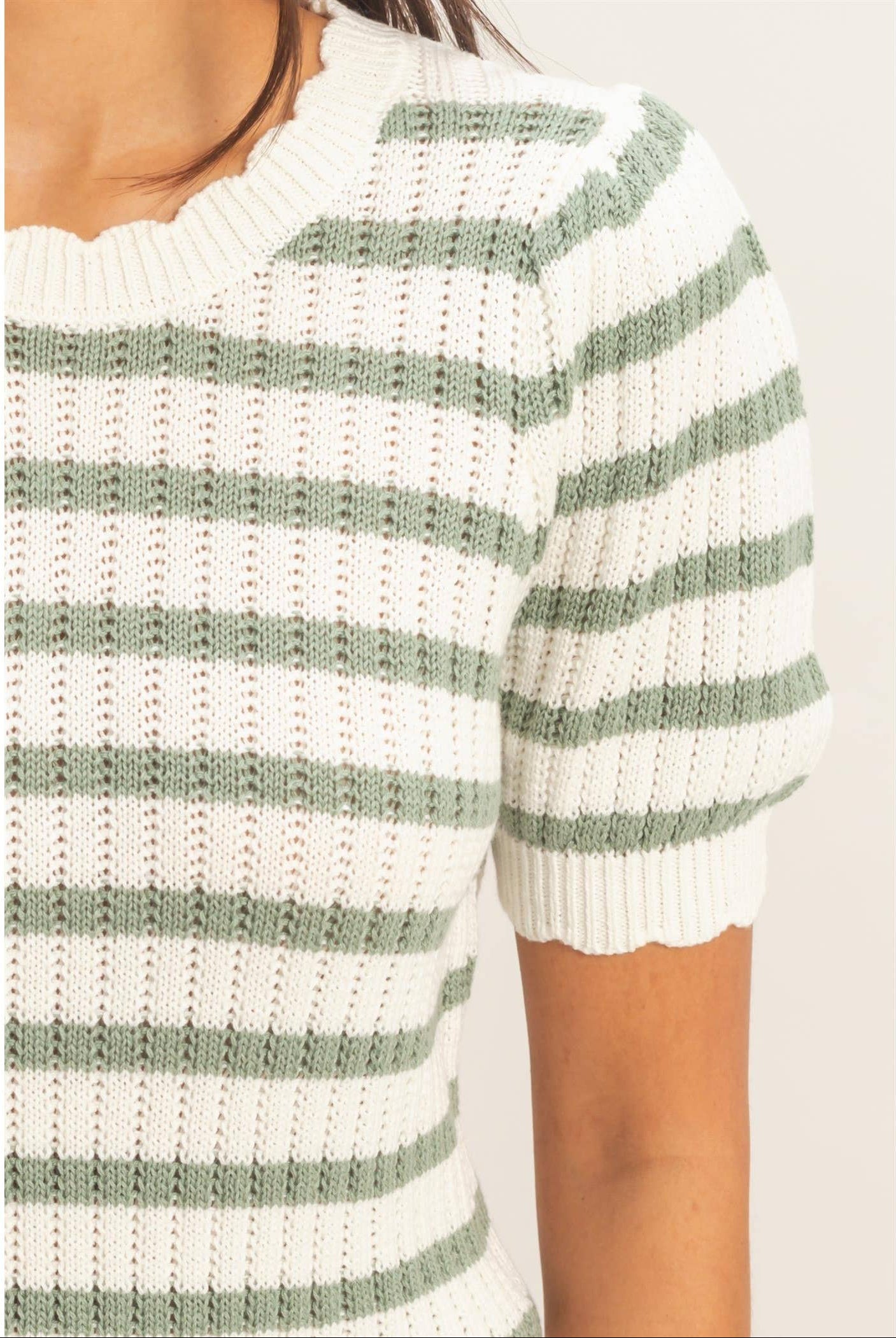 The Rachel Spring Puff Sleeve Sweater(S-L)(3 Colors)