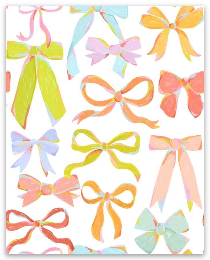 Rainbow Bows Sticker