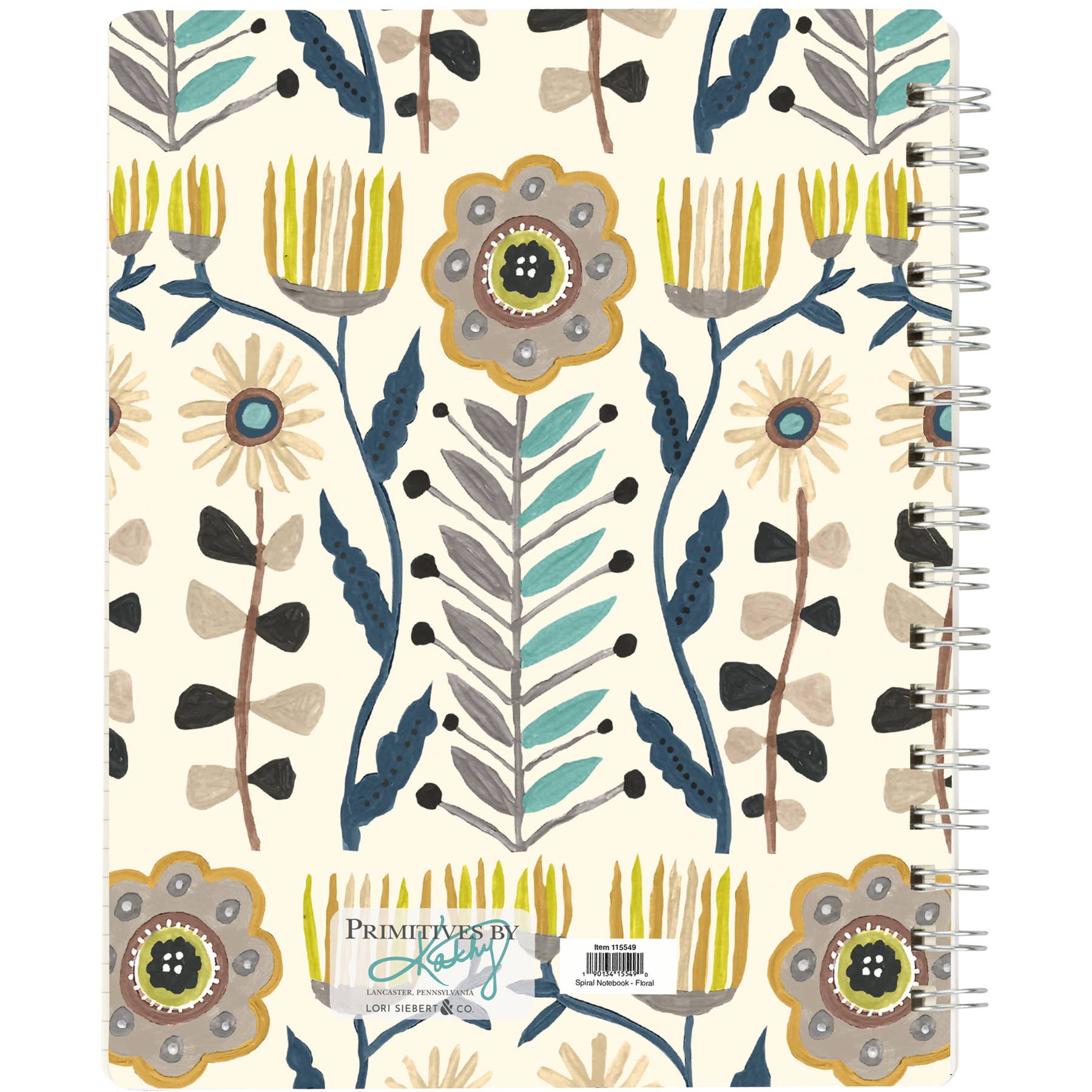 SALE! Floral Spiral Notebook