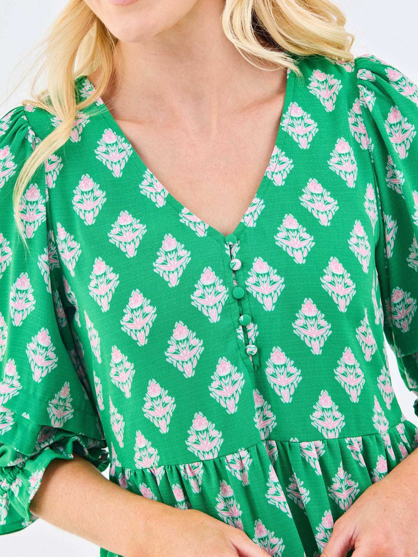 Raya Dress | Early Riser Green (S-L)