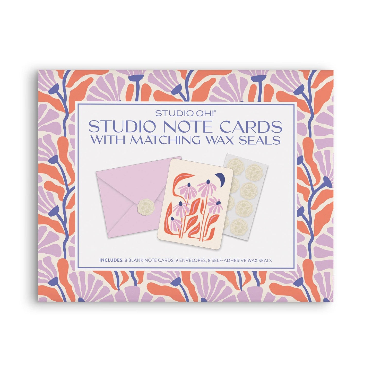 Keep Blossoming Note Cards with Matching Wax Seals