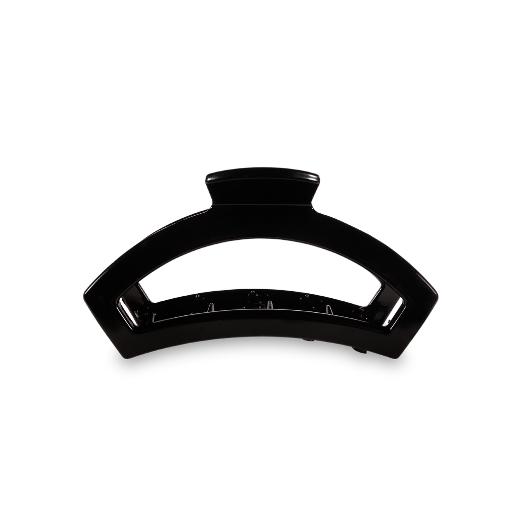 TELETIES - Open Hair Clip | Small | Jet Black