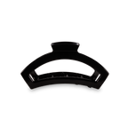 TELETIES - Open Hair Clip | Small | Jet Black