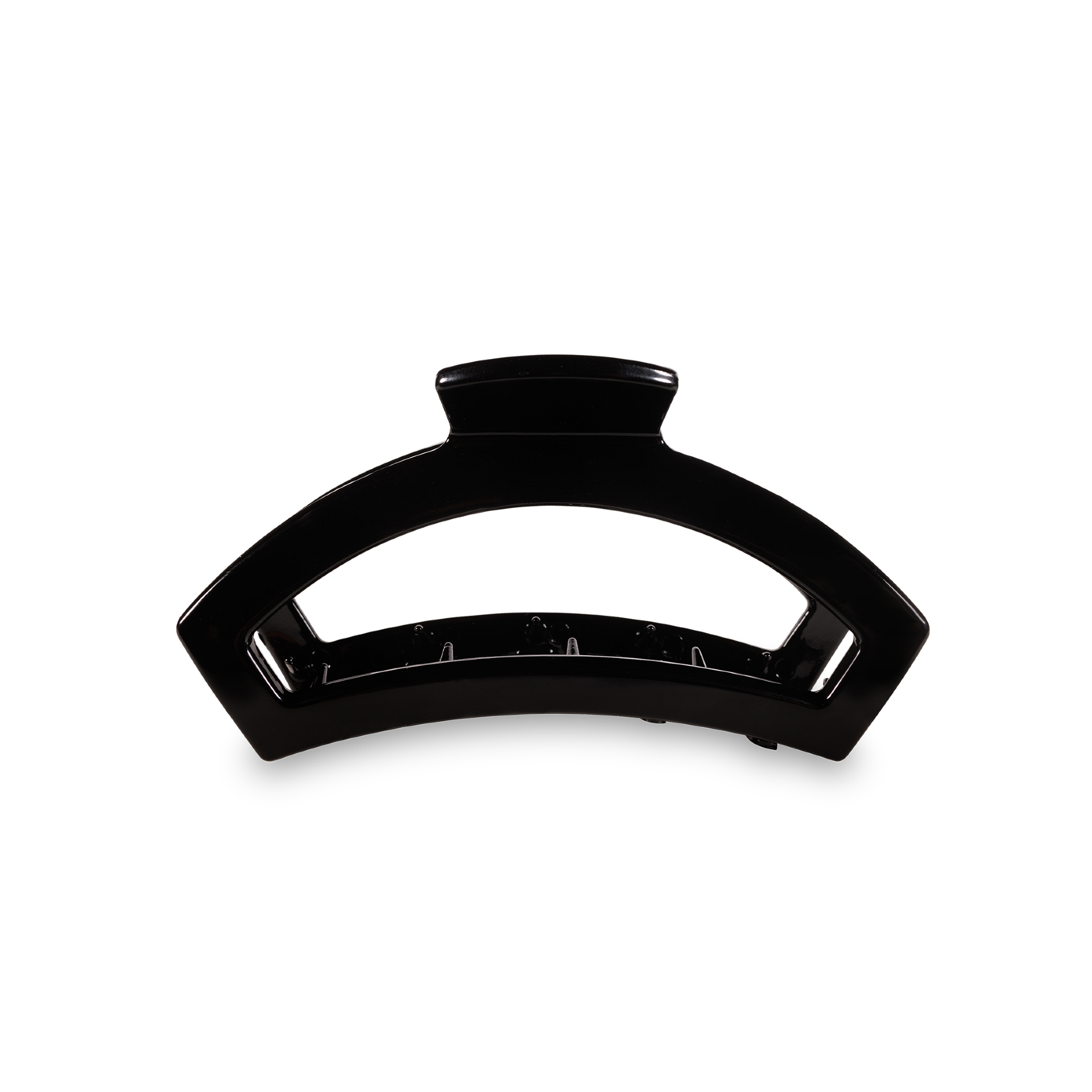 TELETIES - Open Hair Clip | Small | Jet Black