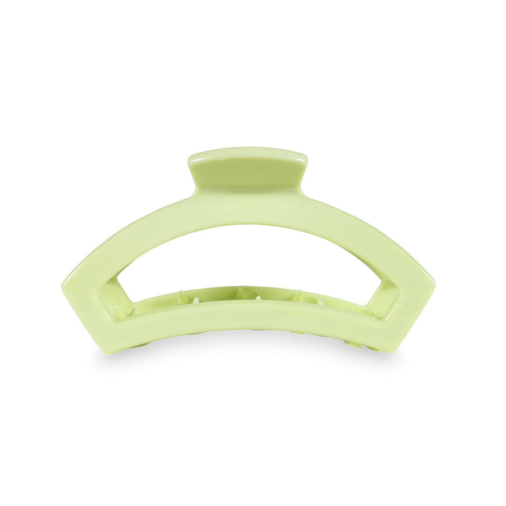 TELETIES - Open Hair Clip | Med. | Aloe, There!