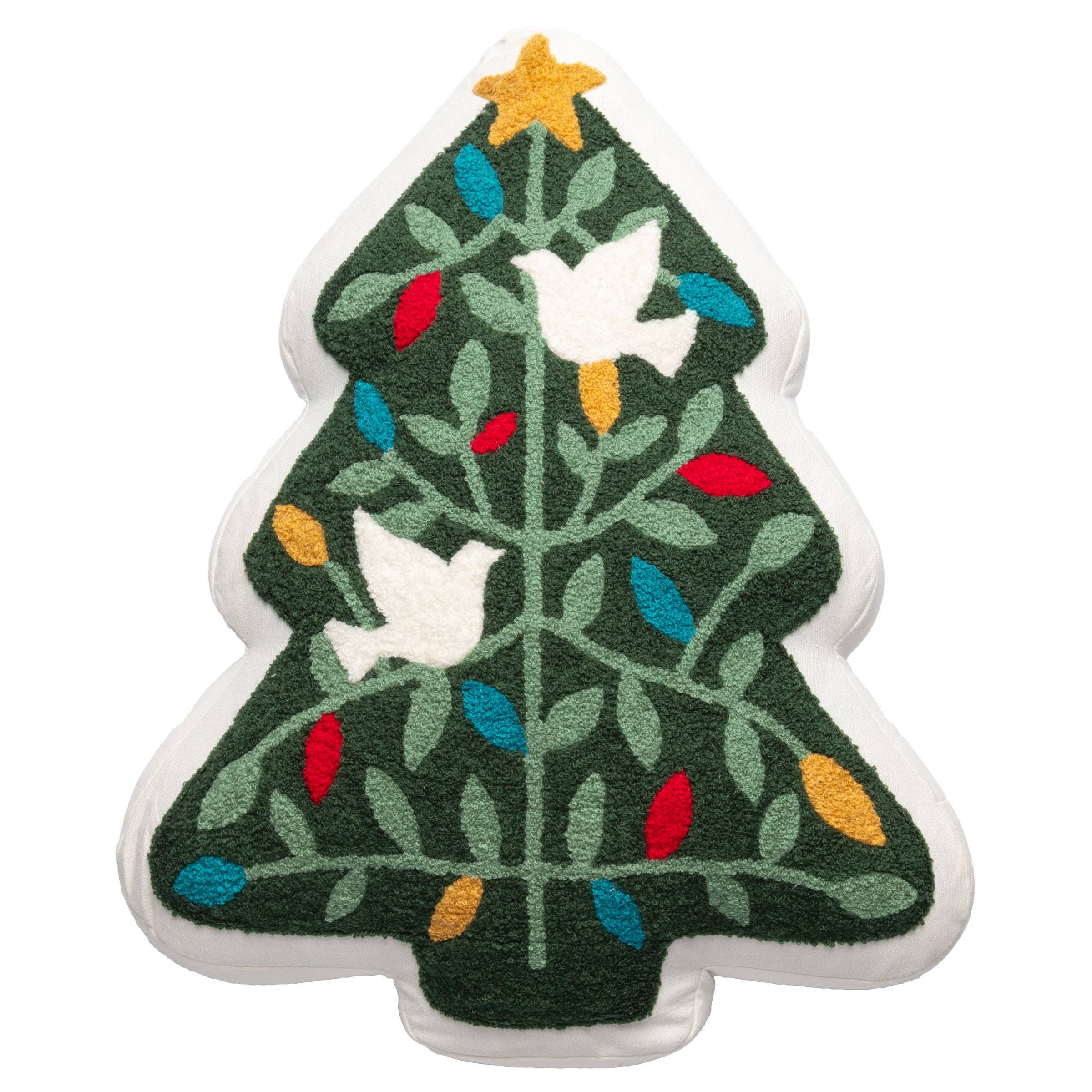 Christmas Shaped Embroidered Pillows