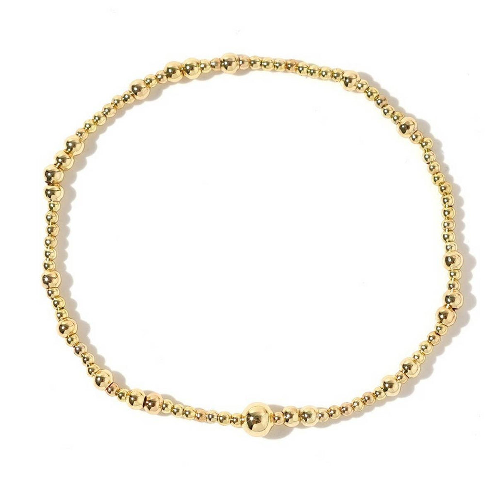 Gold Beaded Bracelet