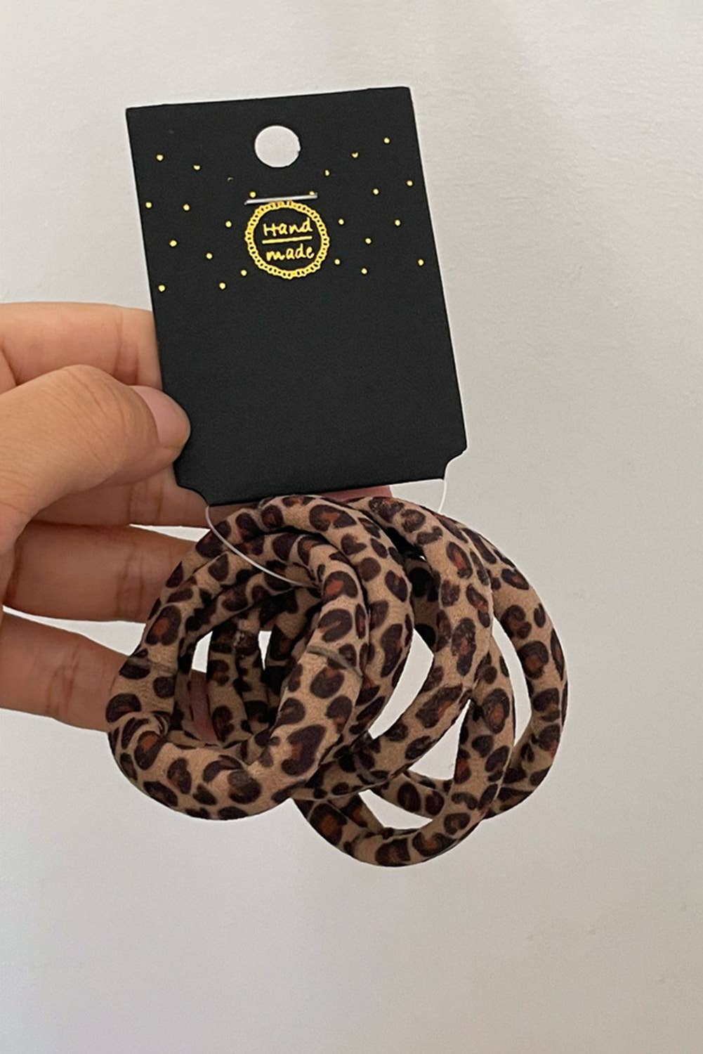 Leopard Elastic Hair Tie Set