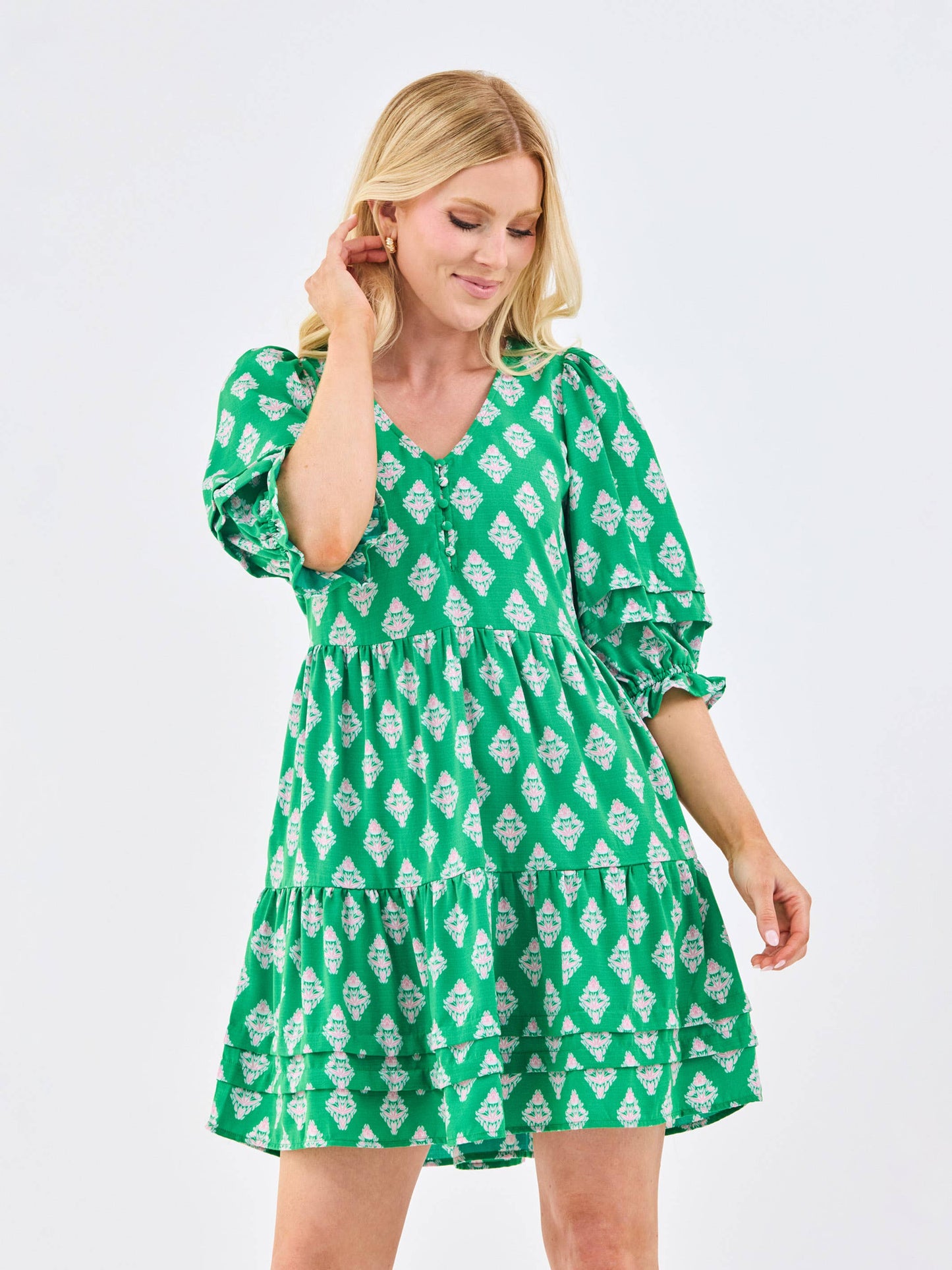 Raya Dress | Early Riser Green (S-L)