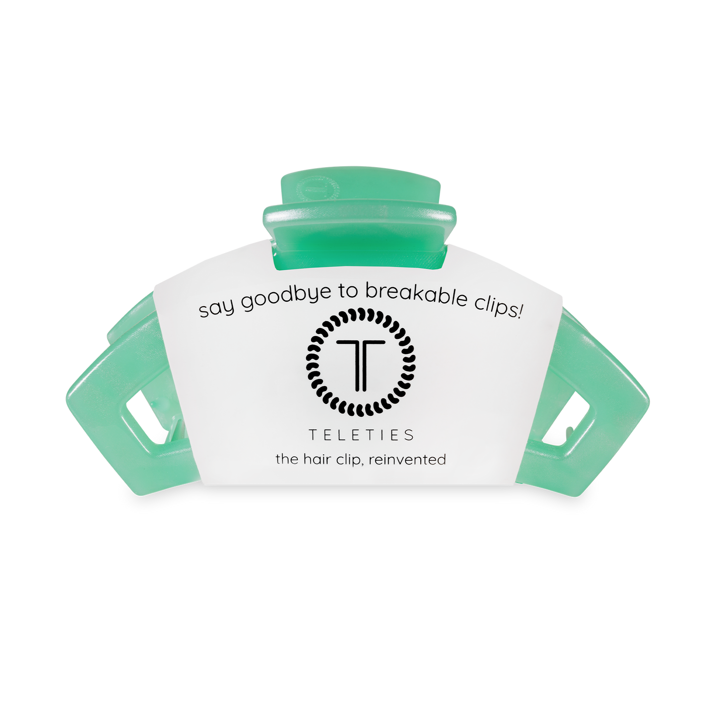 TELETIES - Open Hair Clip | Medium | Spring Splash