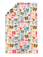 Crae.Home - Rows Of Bows: Double-Sided Dish Towel