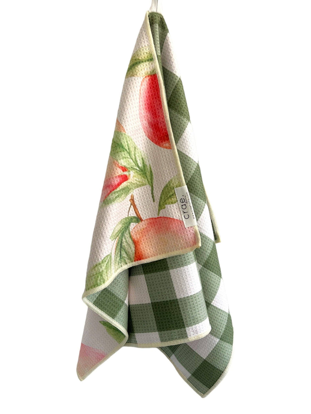 Crae.Home - Peaches and Cream: Reversible Dish Towel