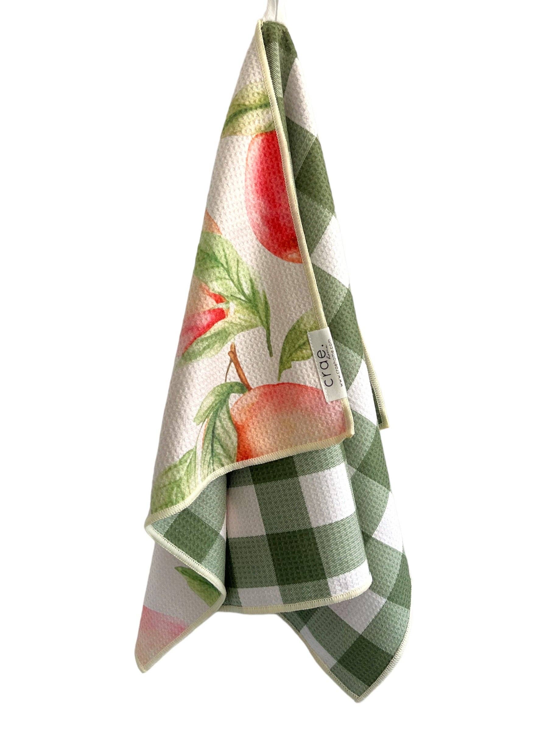 Crae.Home - Peaches and Cream: Reversible Dish Towel
