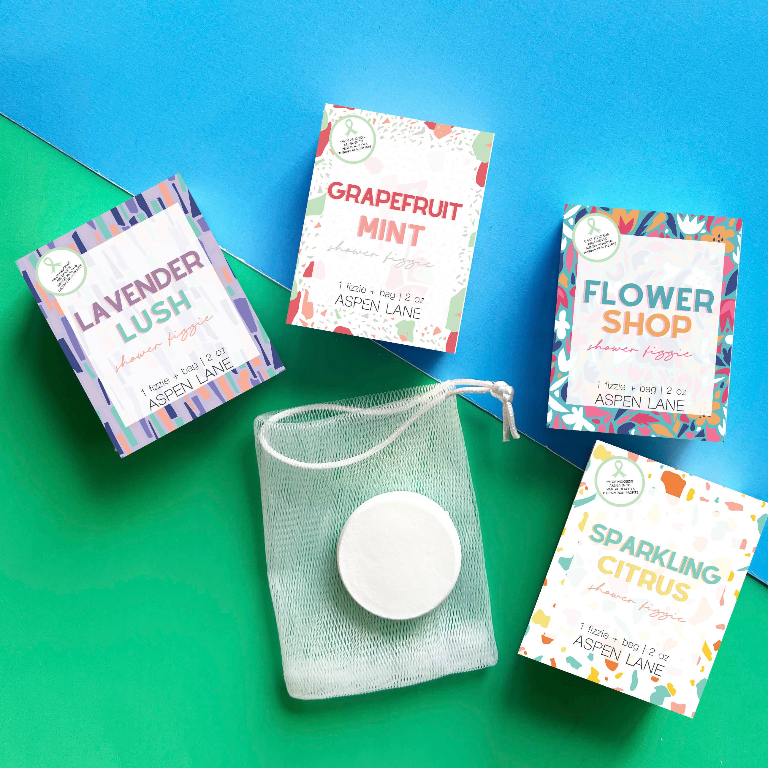Flower Shop Shower Steamer Fizzie w/ Bag RTS