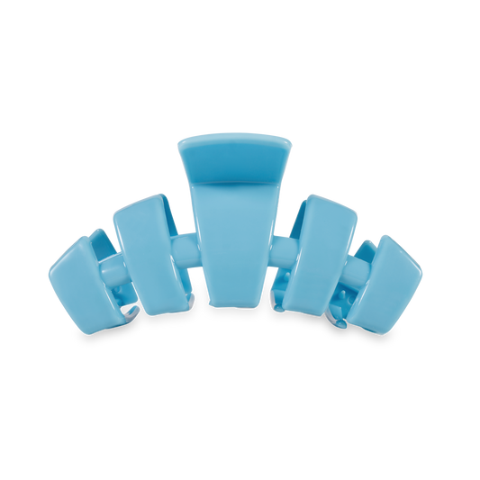 TELETIES - Classic Hair Clip | Medium | Summer Sky