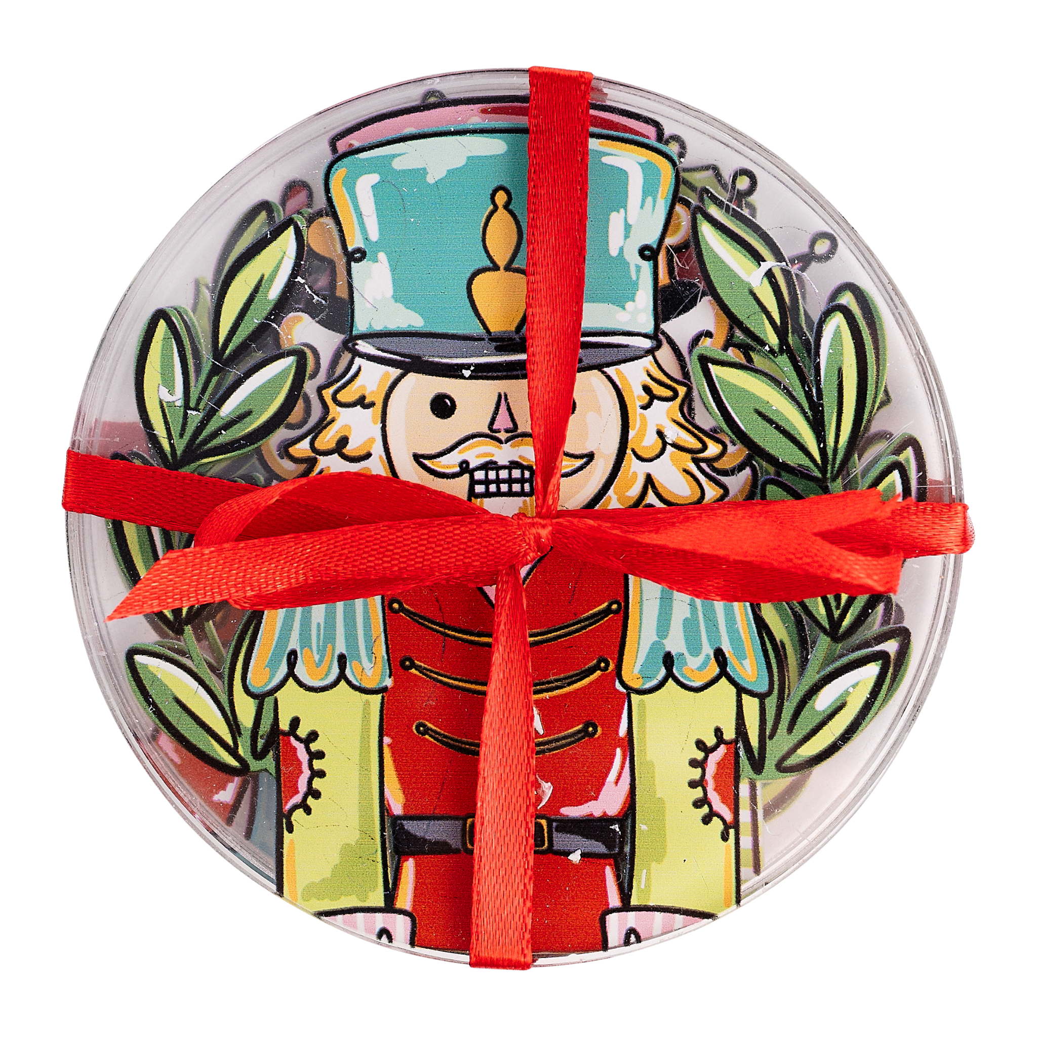 Glory Haus - Holly Jolly Nutcracker Coaster Set/4